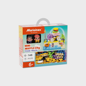Klocki konstrukcyjne Marioinex Mini Waffle - City: Food Truck, 148 elementów