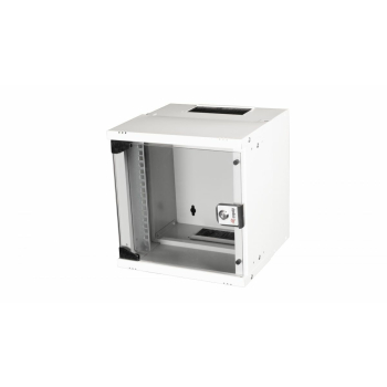 Equip 10" WandgehĂ¤use GlastĂĽr ECO 300x300mm       6U    grau