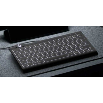 KeySonic KSK-5010ELC (DE) klawiatura Dom USB QWERTZ Niemiecki Czarny