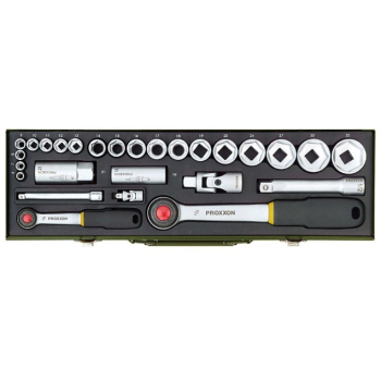 SOCKET WRENCH SET PROXXON 27PCS 23020