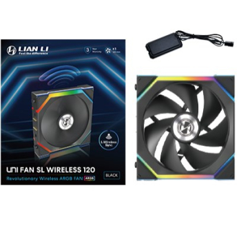 Lian Li UNI FAN SL Wireless 120 Obudowa komputera Wentylator 12 cm Czarny 1 szt.