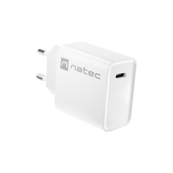 NATEC ŁADOWARKA SIECIOWA RIBERA USB-C 20W POWER DELIVERY BIAŁA NUC-2059
