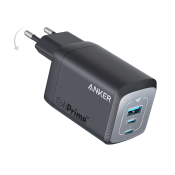 Anker Prime Uniwersalne Czarny USB Szybkie ładowanie Wewnętrzna