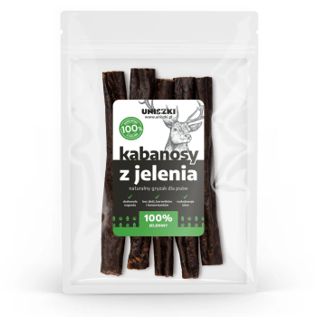 UNISZKI Kabanosy z jelenia 100g