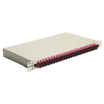 Equip LWL-SpleiĂźkasten 24-Port SC-Duplex OM4 1U komplett  gr