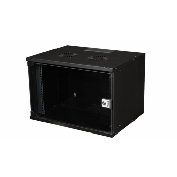 Equip 19" WandgehĂ¤use GlastĂĽr ECO 540x400mm       7U schwarz