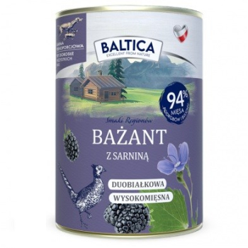 BALTICA SMAKI REGIONÓW Bażant z sarniną  400g