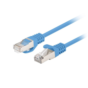PATCHCORD KAT.6 UTP 0.25M NIEBIESKI FLUKE PASSED LANBERG 10-PACK