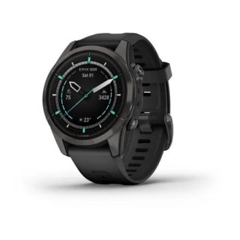 Zegarek sportowy Garmin EPIX PRO (Gen 2) AMOLED 42mm Sapphire Titanium/Szary