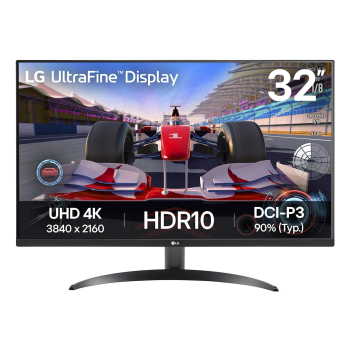 Monitor LG 32-calowy model 32UR500K-B UHD 4K 16:9 HDMI DP HDR10 kolor czarny