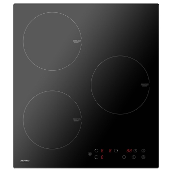 Płyta indukcyjna MPM MPM-45-IM-14 45 cm | 2 pola | Booster | timer | czarny (OUTLET)