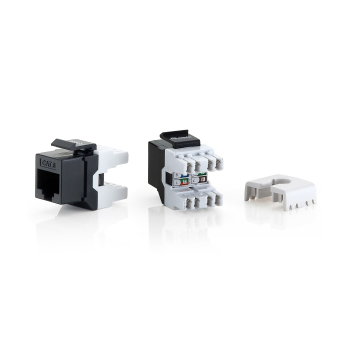 Equip Keystone Jack ungeschirmt Cat6  LSA           8Stk  sw