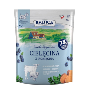BALTICA SMAKI REGIONÓW Cielęcina z jagnięciną XS / S 1kg