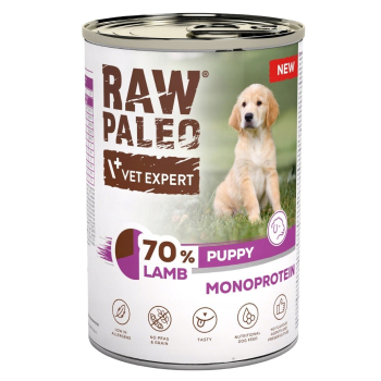 VetExpert Raw Paleo Jagnięcina szczeniak puszka 400g
