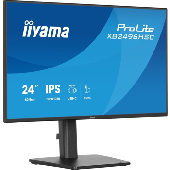 iiyama ProLite XB2496HSC-B1 monitor komputerowy 60,5 cm (23.8") 1920 x 1080 px Full HD LED Czarny