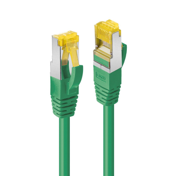 LINDY Patchkabel Cat6A RJ45 S/FTP Cat7 LSZH Kabel grĂĽn 10m