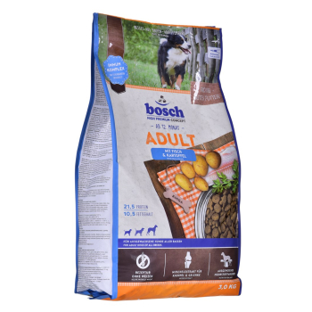 Karma Bosch Fish & Potato dla psów dorosłych 3kg