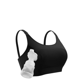 Momcozy biustonosz laktacyjny hands-free czarny 2XL