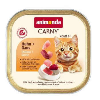 ANIMONDA CARNY karma dla kota kurczak,gęś 85g
