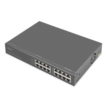 Digitus Injektor 8-portowy Gigabit Ethernet PoE+, 802.3bt, 250 W