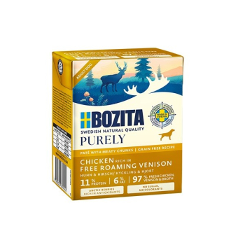 BOZITA Purely kurczak z dzikiem pasztecik z kawałkami mięsa 370g