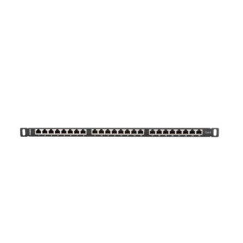 Patch panel Lanberg  PPS6-0024-B (0.5U; kat. 6)