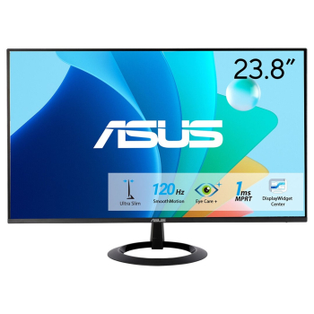 ASUS VZ249HG Eye Care Gaming Monitor – 24-inch (23.8-inch viewable), IPS, Full HD, 99% sRGB, Frameless, 120Hz, SmoothMotion, 1ms (MPRT), Adaptive Sync