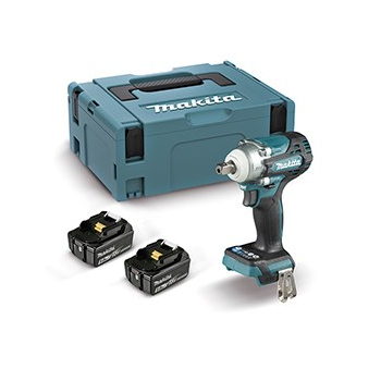 Klucz udarowy akumulatorowy Makita SPUGINIS VERŻTAKLIS 18V 1/2 "330Nm 2x5.0Ah lagaminas MAKPAC DTW301RTJ