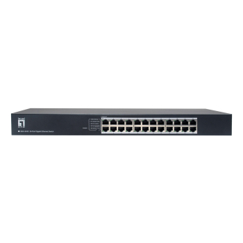 LevelOne Switch 24xGE                   19" unmanaged Metall