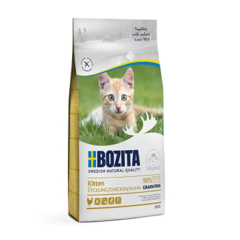 BOZITA Kitten Grain free Chicken - sucha karma dla kociąt - 10kg
