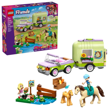 LEGO Friends 42695 Przyczepa do przewozu źrebaków