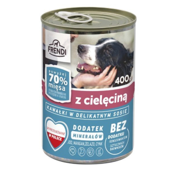 Frendi puszka dla psa z cielęciną w sosie 400 g