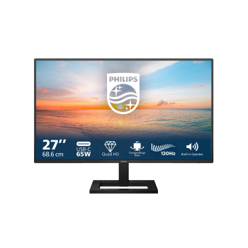 Philips 1000 series 27E1N1600AE/00 monitor komputerowy 68,6 cm (27") 2560 x 1440 px Quad HD LCD Czarny
