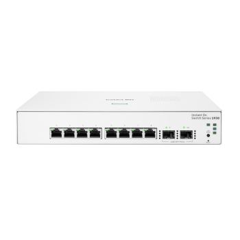 HPE Aruba Networking JL680A łącza sieciowe Zarządzany Gigabit Ethernet (10/100/1000) 1U Biały
