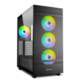 Pokrowiec Sharkoon Rebel C50 RGB ATX 1xGlass