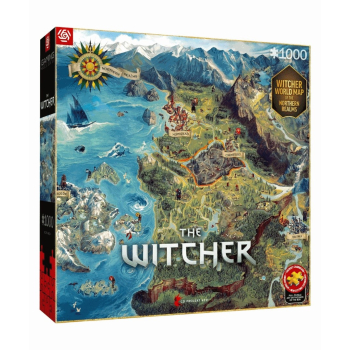 Puzzle Good Loot: The Witcher - The Northern Realms Map, 1000 elementów