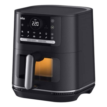 Braun HF 5075 Pojedyńczy Autonomiczny 2000 W Frytkownica na gorące powietrze Czarny, Szary