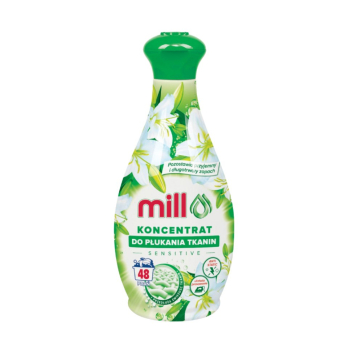 MILL Koncentrat do płukania tkanin SENSITIVE 1,3L 48 płukań (opak.zb 9 szt.)