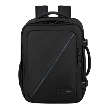 American Tourister Casual Backpack Ms plecak Plecak turystyczny Czarny Przetworzony politereftalan etylenu (rPET)