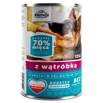 Frendi puszka dla psa z wątróbką w sosie 1250 g