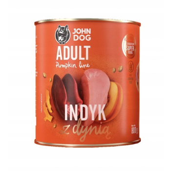 John Dog PUMPKIN Adult indyk z dynią  800g