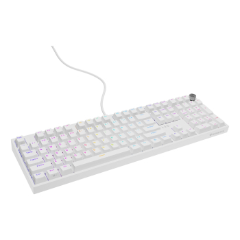 GENESIS NKG-2300 klawiatura Uniwersalne USB QWERTY Angielski Biały