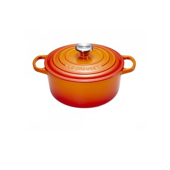 Piekarnik okrągły Le Creuset Signature Roaster 24cm czerwony