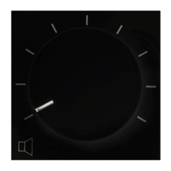 Audac AUDAC VC3036/B 100V volume control 36W 45 x 45 mm black version