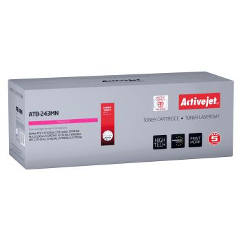 Activejet ATB-243MN Toner (zamiennik Brother TN-243M; Supreme; 1000 stron; czerwony)