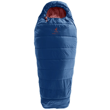 Śpiwór dziecięcy Deuter Starlight (130-170 cm) - nightblue/redwood