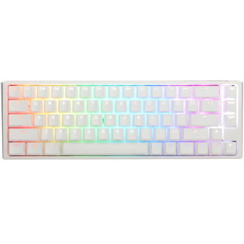 Ducky One 3 Classic Pure White SF klawiatura Gaming USB Niemiecki Biały