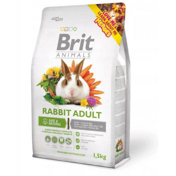 BRIT Animals Rabbit Adult Complete - karma dla królika - 1,5 kg