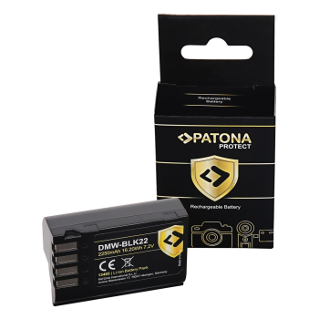 Akumulator Patona Protect DMW-BLK22 2250mAh / 16,2Wh do Panasonic DC-S5, G9, GH5, GH5S