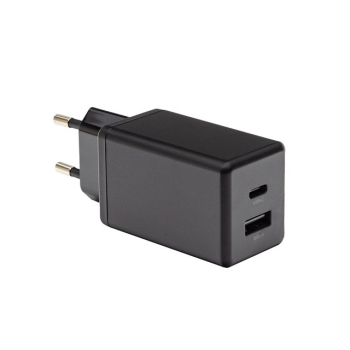 PATONA Premium Ładowarka GaN PD45W 1xUSB-C 1xUSB-A PD3.0 QC3.0 czarna